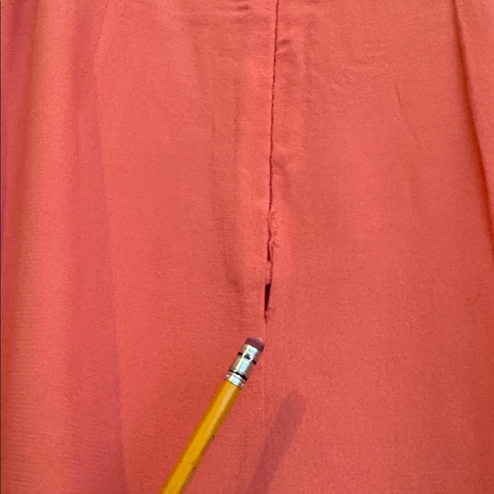 WEWOREWHAT Puff Sleeve Dress, Coral, size 6 - Picture 12 of 12